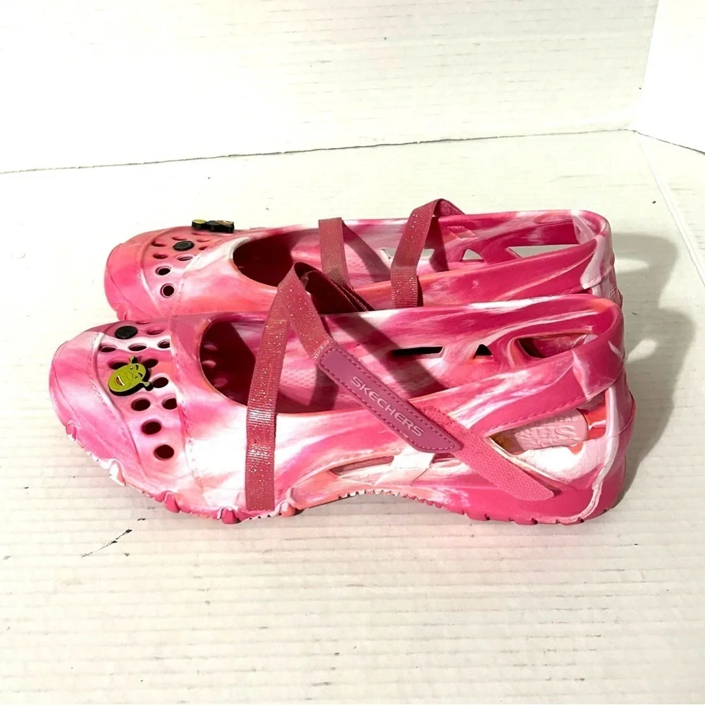 Sketchers Dream Works Shrek the Third Rubber Mary Jane Shoes Size 6